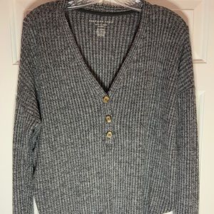American Eagle Knit Sweater with Buttons